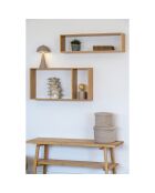 2 Paniers Sebal en coton beiges