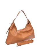 Valeria Handtasche aus cognacfarbenem Leder - 28x47x8 cm