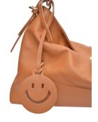 Valeria Handtasche aus cognacfarbenem Leder - 28x47x8 cm