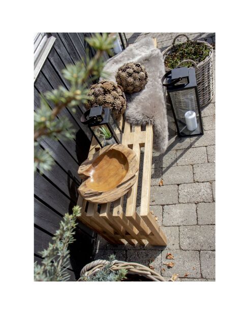 Rio Bowl en teck naturel - 30x30x10 cm