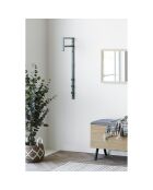 Kleiderständer Trento aus grünem Metall - 30x3x82 cm