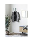 Kleiderständer Trento aus grünem Metall - 30x3x82 cm