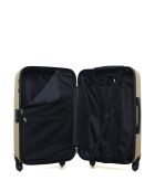 Set mit 2 beigefarbenen Taurus-Wochenend- und Kabinenkoffern