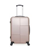 Set aus goldfarbenem Coronado-Wochenendkoffer und Waschtisch