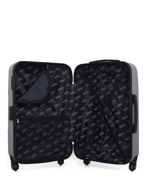 Set mit 2 grauen Coronado-Wochenend- und Kabinenkoffern