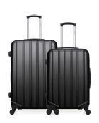 Set van 2 grote koffers en zwart Himalaya-weekend