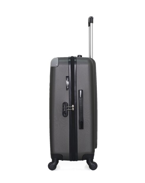 Set van 2 donkergrijze XXS Congo weekend- en hutkoffers