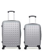 Set mit 2 grauen Taurus-Wochenend- und Kabinenkoffern