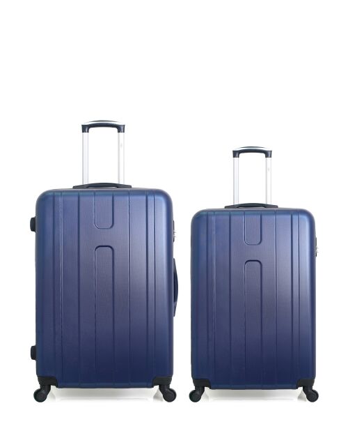 Set van 2 grote koffers voor het weekend en grote koffers van Atlanta Marines