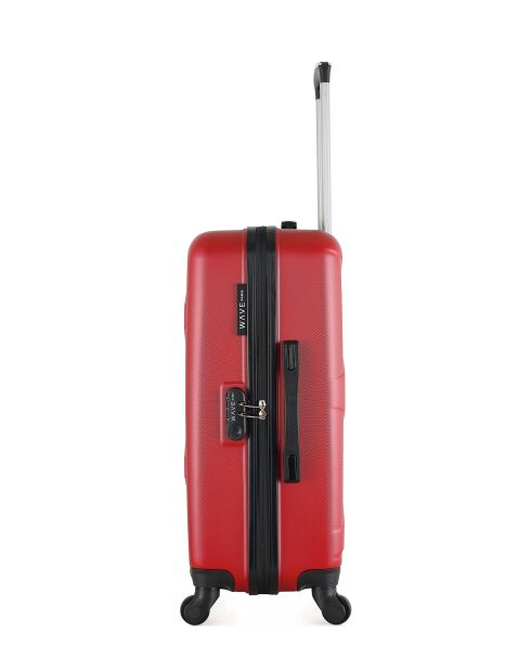 Lot Valise weekend et Vanity Amazone bordeaux