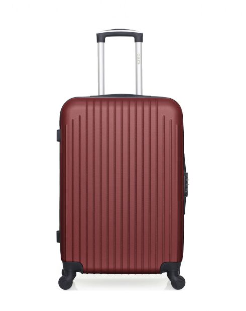 Valise Moyen Séjour Carpates 65 cm bordeaux