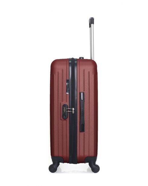 Valise Moyen Séjour Carpates 65 cm bordeaux