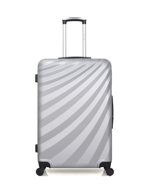 Set van 2 grijze Danube large- en weekendkoffers