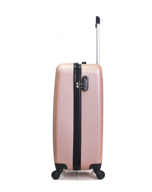 Set aus 2 großen Koffern und Weekend Atlanta Rotgold