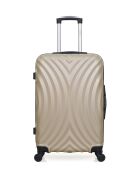 Set van 2 L agos beige weekend- en hutkoffers