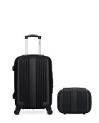 Set de maleta y tocador Ipari Black L Cabin