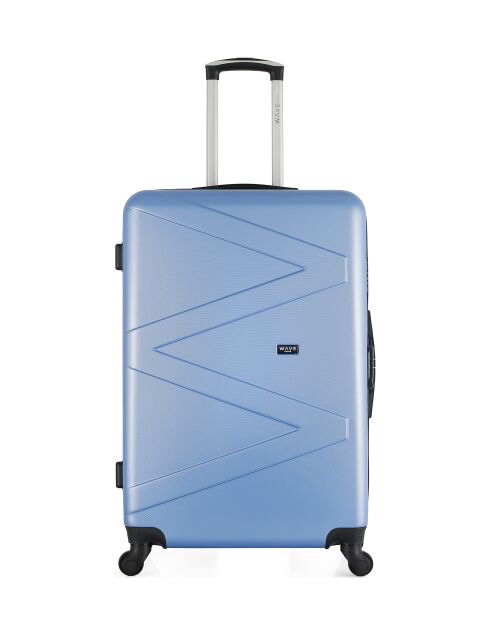 Set de 2 maletas grandes y cabina Amazon azules