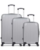 Set mit 3 großen Koffern, Wochenendkoffer und Kabine Graue Karpaten