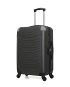 Set van 2 donkergrijze Congo weekend- en hutkoffers