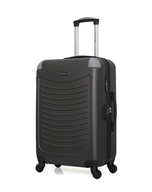 Set van 2 donkergrijze Congo weekend- en hutkoffers