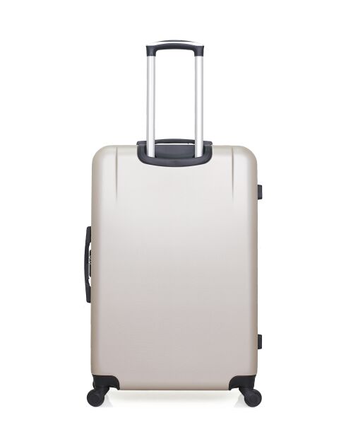 Set aus großem Koffer und Vanity Coronado beige