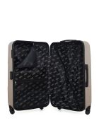 Set aus großem Koffer und Vanity Coronado beige