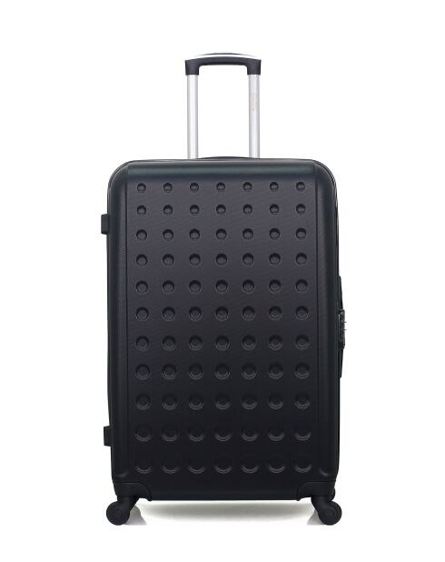 Set van 2 zwarte Taurus grote koffers en weekendkoffers