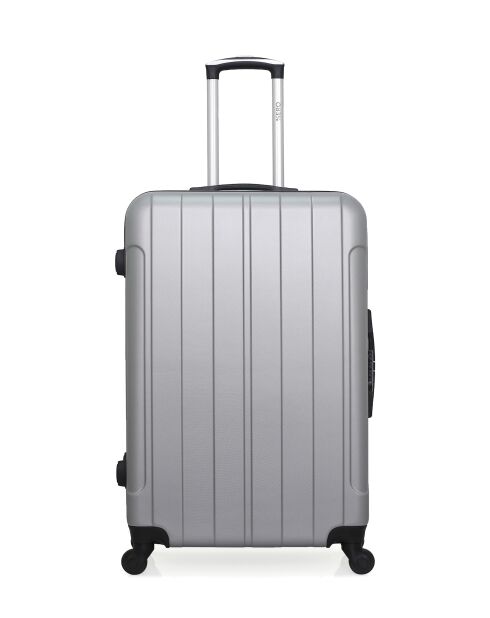 Set mit 2 grauen Fogo-Groß- und Wochenendkoffern