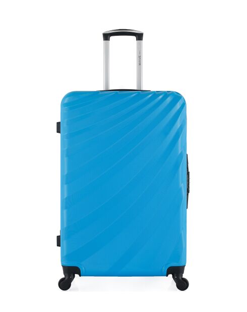 Set van 2 blauwe Danube large- en weekendkoffers