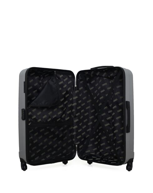 Set di 2 valigie grandi e cabina grigia dell'Himalaya