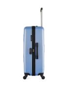 Valise L Amazone bleu dore - 75x47x29cm