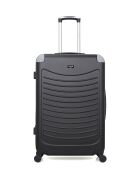 Set van 2 zwarte Congo grote koffers en weekendkoffers