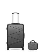 Amazon Wochenend-Koffer und Waschtisch-Set, dunkelgrau