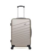 Set van 2 beige Tiger weekend- en hutkoffers