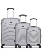 3er-Set XXS Congo Grey Weekend-, Kabinen- und Kabinenkoffer