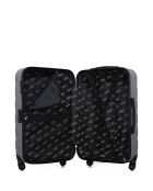 Set van 2 grijze weekend- en hutkoffers Renoso