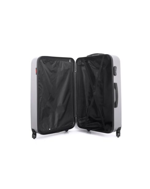 Set van 3 grote koffers, weekend en cabine Atlanta grijs