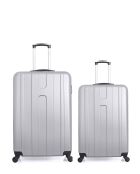 Lot de 2 Valises weekend et cabine Atlanta grises