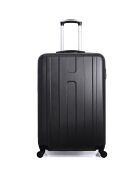 Set aus 2 schwarzen Atlanta Wochenend- und Handgepäckkoffern