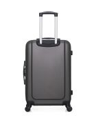 Set van 2 donkergrijze XXS Congo weekend- en hutkoffers