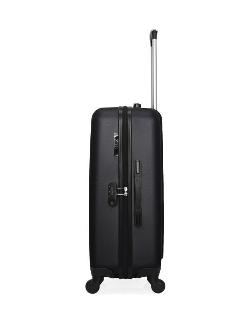 Set van 2 zwarte Lipari weekend- en hutkoffers