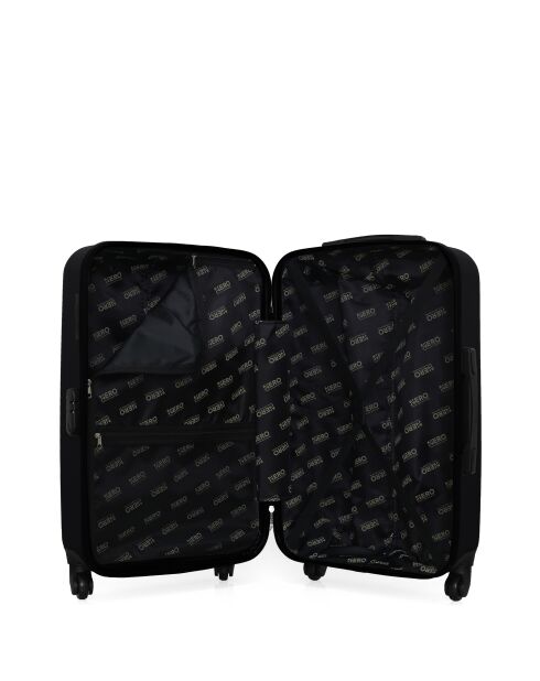 Set van 2 zwarte Lipari weekend- en hutkoffers