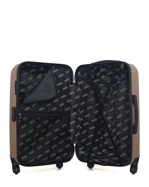 Set van 2 goudroze Taurus weekend- en hutkoffers