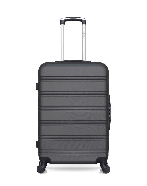 Set van 2 donkergrijze XXS Renoso weekend- en hutkoffers