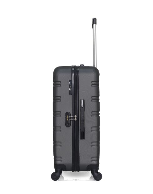 Set van 2 donkergrijze XXS Renoso weekend- en hutkoffers