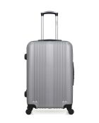 Juego de 2 maletas grises L ipari para fin de semana, maletas de cabina y tocador