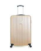 Set mit 2 beigefarbenen Atlanta-Wochenend- und Kabinenkoffern