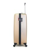 Set mit 2 beigefarbenen Atlanta-Wochenend- und Kabinenkoffern