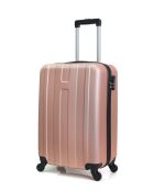 Lot de 2 Valises weekend et cabine Atlanta rose doré