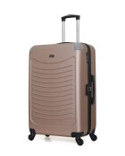 Set van 3 grote koffers, weekend en cabine XXS Congo roségoud